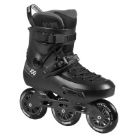 Kolečkové brusle Powerslide Zoom Pro Black 100 Trinity, 3x, 100, 45-46