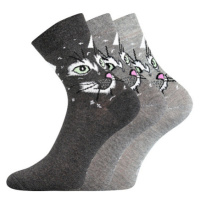 Boma Xantipa 49 Dámské vzorované ponožky - 3 páry BM000000627700101829 mix