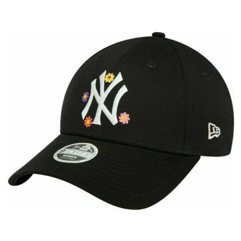 New York Yankees 9Forty W MLB Flower Black/White Kšiltovka