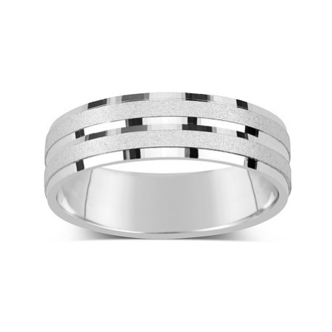 Stříbrný snubní prsten 5mm Silvego