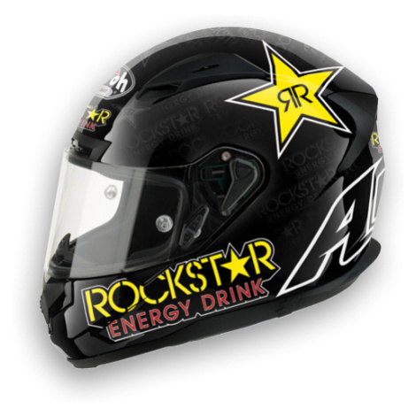 AIROH T600 Rockstar T6RK17 Integrál helma černá/žlutá