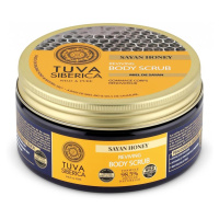 TUVA Siberica, Regenerující tělový peeling, Sayanský med, 300 ml,  EXPIRACE 12/22