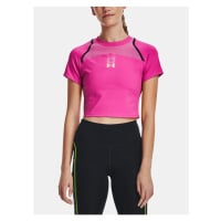 Tmavě růžové dámské sportovní tričko Under Armour UA Run Anywhere