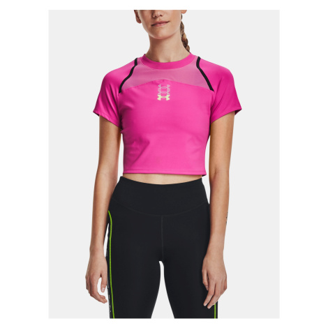 Tmavě růžové dámské sportovní tričko Under Armour UA Run Anywhere