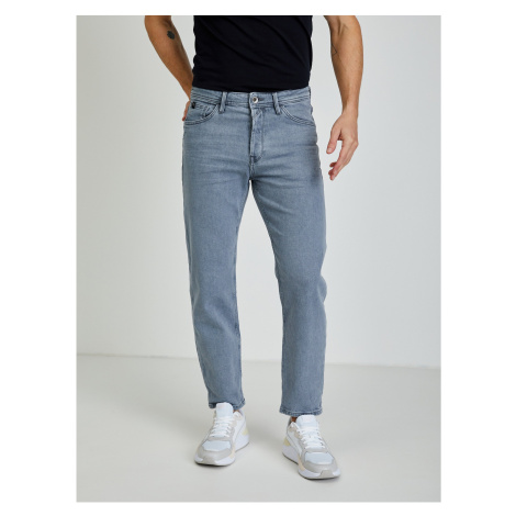 Světle šedé pánské straight fit džíny Tom Tailor Denim