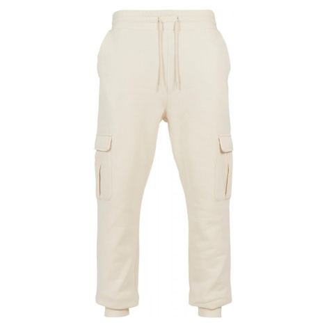 Pánské tepláky Urban Classics Cargo Sweatpants - pískově bílé