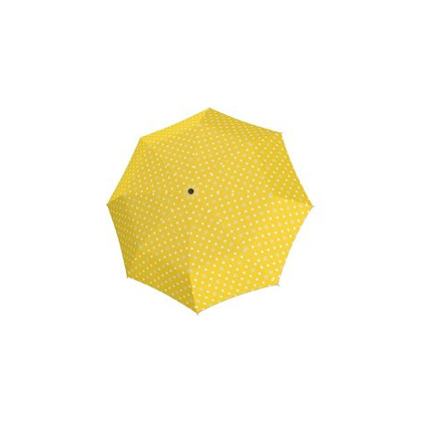 Doppler Kids Maxi Dots - dětský holový deštník, žlutá, plná barva žlutá