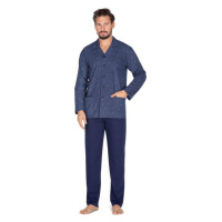 Regina 444 tmavě modré Pánské pyžamo