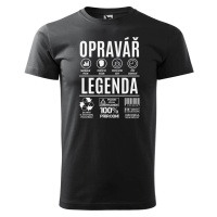 DOBRÝ TRIKO Pánské tričko s potiskem Opravář legenda