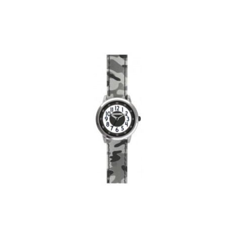 Svítící šedé chlapecké hodinky CLOCKODILE ARMY CWB0032