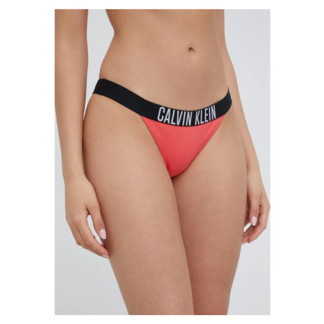 Dámské plavky Calvin Klein KW0KW02753 Korálová2