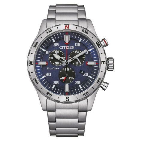 Pánské hodinky Citizen Eco-Drive Sporting Chronograph AT2520-89L + BOX
