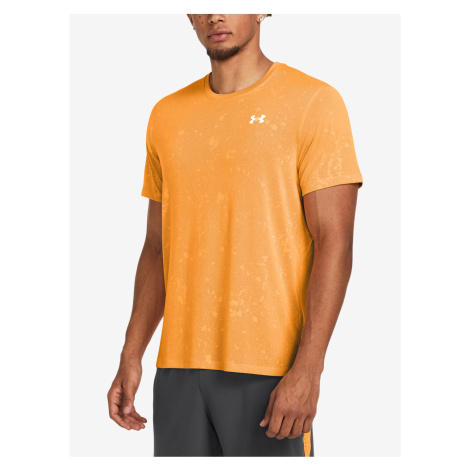Oranžové pánské sportovní tričko Under Armour UA Launch Splatter SS