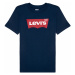 Levis BATWING TEE Modrá