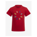 Červené dětské tričko adidas Originals