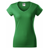 Malfini Fit V-NECK Dámské triko 162 středně zelená