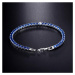 Sisi Jewelry Náramek se zirkony Pesaro NR1104-1-KSB00001(8)/17 Tmavě modrá 17 cm