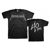 Metallica tričko, 40th Anniversary Songs Logo Black, pánské