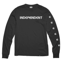 Etnies pánské tričko Independent L/S Black | Černá