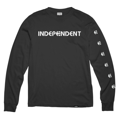 Etnies pánské tričko Independent L/S Black | Černá