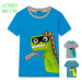 Chlapecké triko - KUGO LC5901, tyrkysová Barva: Tyrkysová