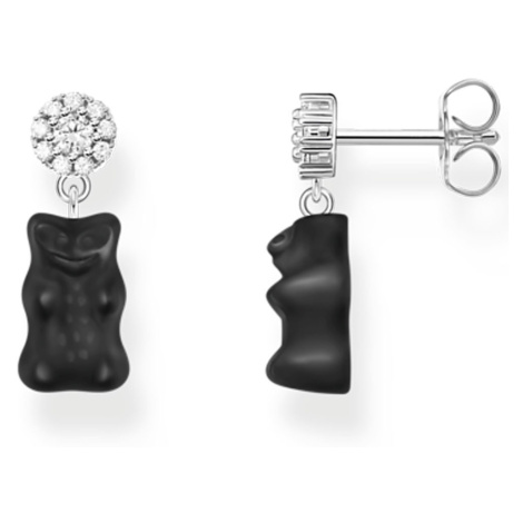 Thomas Sabo H2330-052-11 ear studs with black goldbears silver