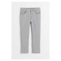 H & M - Superstretch Slim Fit Jeans - šedá