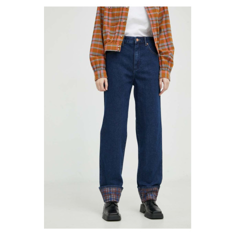 Džíny Wrangler Mom Straight Autumn Days dámské, high waist