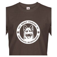 Pánské tričko Německý ovčák  -  dárek pro milovníky psů