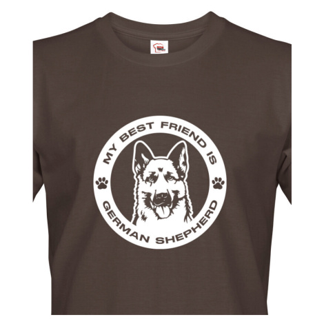 Pánské tričko Německý ovčák  -  dárek pro milovníky psů BezvaTriko