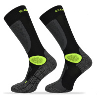 Motorkářské ponožky Comodo MTB2 Black Green