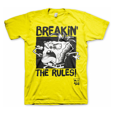 SpongeBob Squarepants tričko, Breakin´ The Rules Yellow, pánské HYBRIS