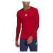 adidas TEAM BASE LONG SLEEVE TEE Pánské fotbalové triko, červená, velikost