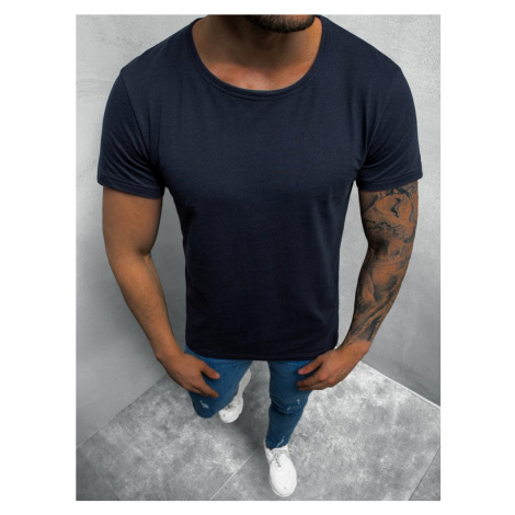 Breezy Tmavě modré jednoduché tričko O/1208Z