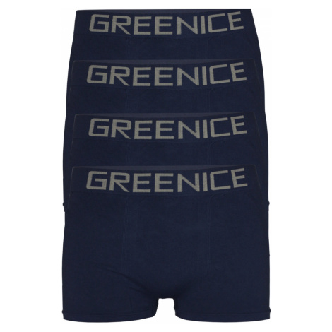 Chicago velké pánské boxerky sada 4ks tmavě modrá Greenice (G&N)