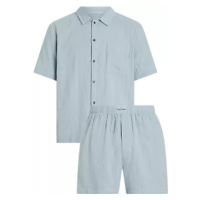 Spodní prádlo Pánské pyžamo SHORT SET 000NM2589ECYA - Calvin Klein