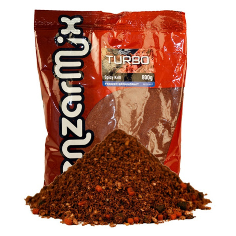 Benzar mix krmítková směs turbo feeder 800 g - spicy krill