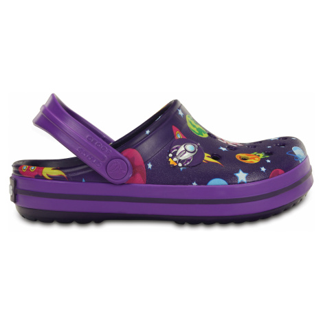 Crocs Crocband Galactic Clog K-Royal Purple/Neon Purple