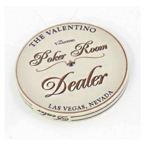 Dealer button Valentino keramický