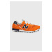 Sneakers boty New Balance Ml373vs2 oranžová barva