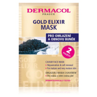 Dermacol Gold Elixir pleťová maska s kaviárem 2x8 g