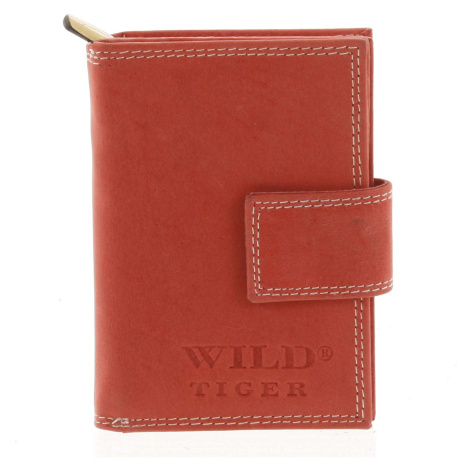 Kožená dámská peněženka Perla červená Wild