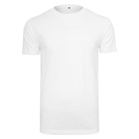 Build Your Brand Pánské tričko s kulatým výstřihem BY004 White