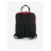 Černo-červený dámský batoh SAM 73 Avon