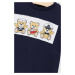 Bavlněné dětské tričko Birba&Trybeyond tmavomodrá barva, s aplikací