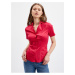 Červená dámská košile s krátkým rukávem ORSAY