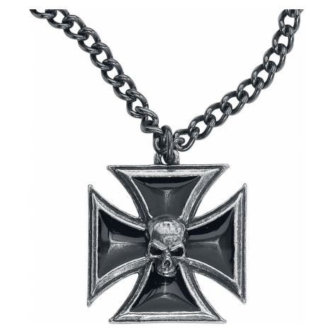 Alchemy Gothic Black Knight's Cross Náhrdelník - řetízek standard