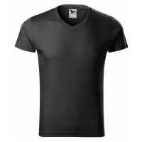 MALFINI Pánské tričko Slim Fit V-neck