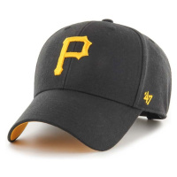 Čepice s vlněnou směsí 47brand MLB Pittsburgh Pirates černá barva, s aplikací