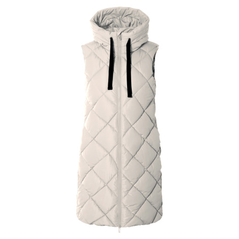 esmara® Dámská prošívaná dlouhá vesta (béžová)